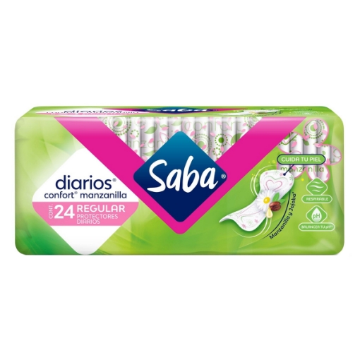 Imagen de Pantiprotector Saba Confort Manzanilla Sin Alas  24 PZS