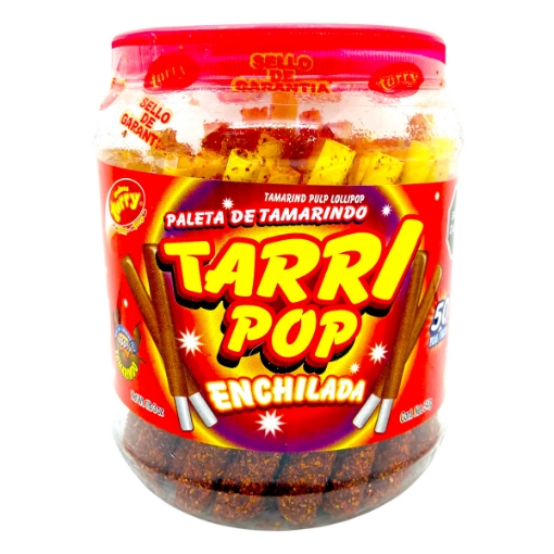 Imagen de Dulce Tarry Pop Tamarindo Chile 50 PZS