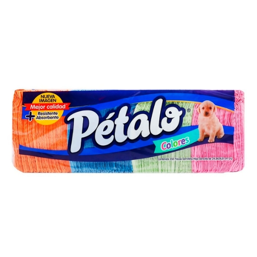 Imagen de Servilleta Petalo Colores 350 PZS