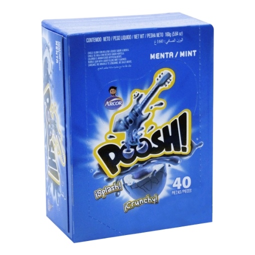 Imagen de Chicle Arcor Poosh Menta  40 PZS