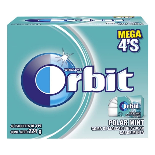 Imagen de Exhibidor Chicle Orbit 40 PZS