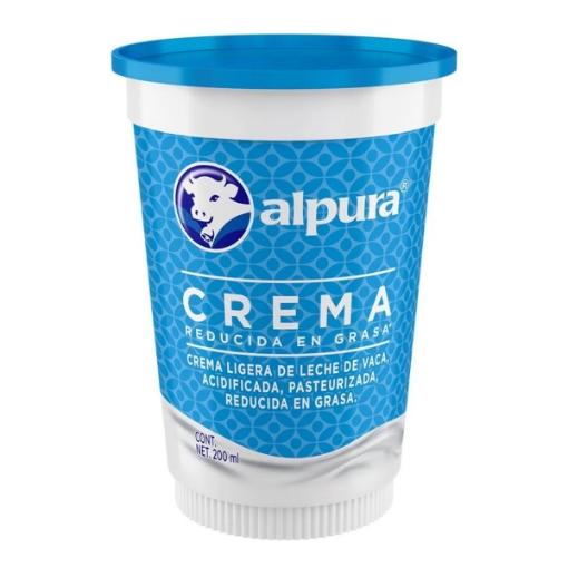 Imagen de Crema Alpura Baja En Grasa   200 MLL