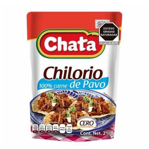 Imagen de Chilorio De Pavo Chata Bolsa  215 GRS