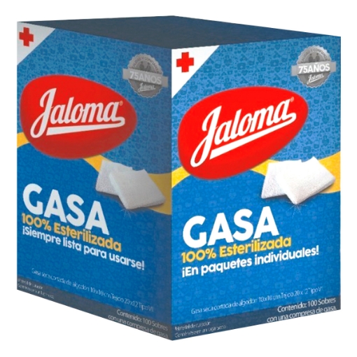 Imagen de Gasa Jaloma 10X10Cm 100 PZS