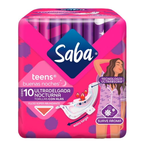 Imagen de Toalla Saba Teens Nocturna  10 PZS