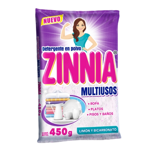 Imagen de Detergente Zinnia Multiusos  450 GRS