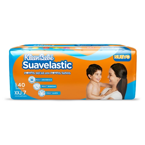 Imagen de Pañal Kbb Suavelastic Xxjum  40 PZS