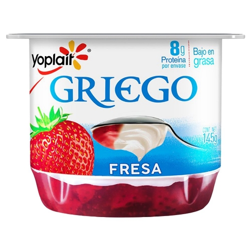 Imagen de Yogurt Yoplait Griego Fresa 2X Bg 145 GRS
