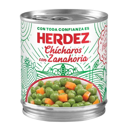 Imagen de Chícharo Herdez Con Zanahoria 220 GRS