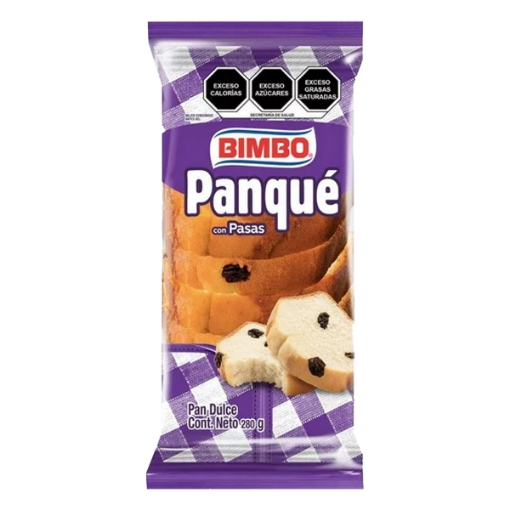 Imagen de Panque Bimbo Con Pasas 280 GRS