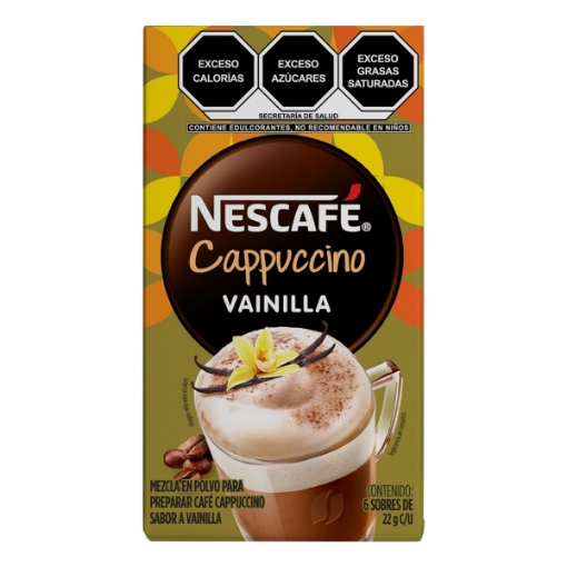 Imagen de Exhibidor Café Nescafe Cappuccino Vainilla  22 GRS