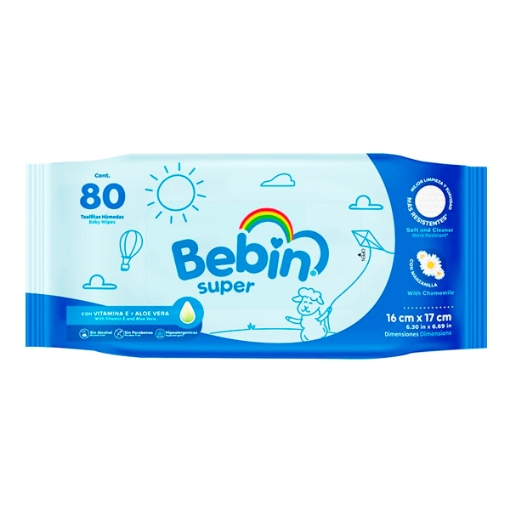 Imagen de Toallas Humedas Bebin  80 PZS