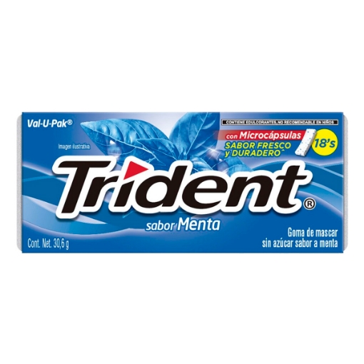 Imagen de Chicle Trident Menta  30.6 GRS