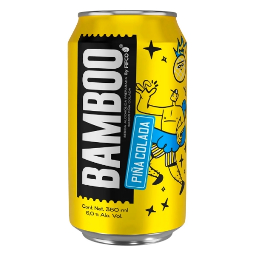Imagen de Bebida Bamboo Piña Colada De 350 Mililitros. 350 MLL