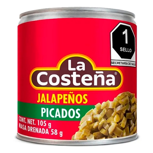 Imagen de Chiles Jalapeño Picados La Costeña  105 GRS