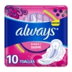 Imagen de Toallas Femeninas Always Suave Con Alas  10 PZS