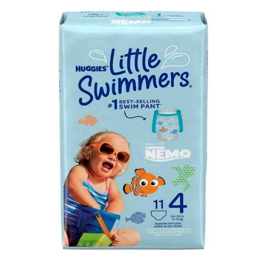 Imagen de Pañal Huggies P.Alberca Little Med  11 PZS