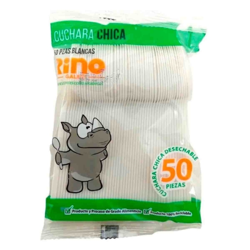 Imagen de Chuchara Desechable Rino Pastelera 50 PZS