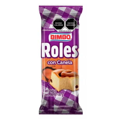 Imagen de Roles De Canela Bimbo Con Pasas 120 GRS