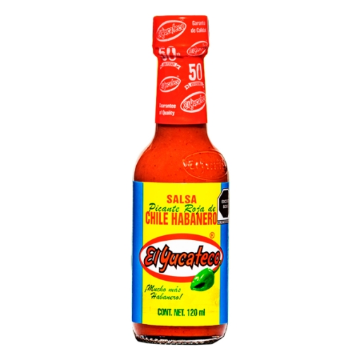Imagen de Salsa El Yucateco Roja Habanera 120 MLL
