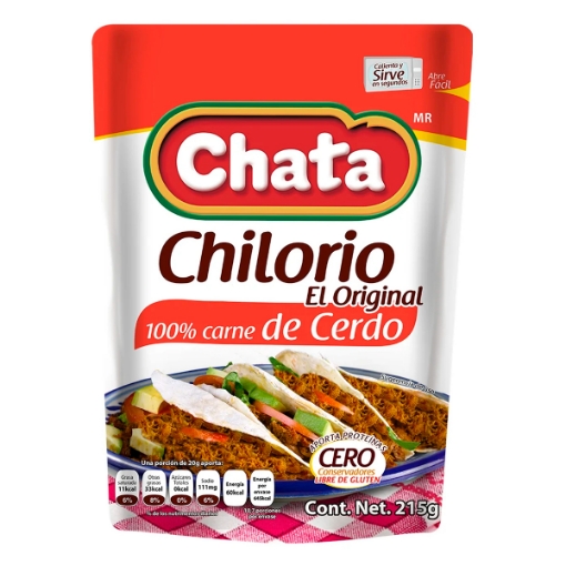 Imagen de Chilorio De Puerco Chata Bolsa 215 GRS