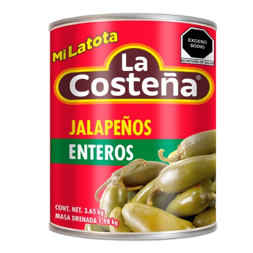 Imagen de Chiles Jalapeño La Costeña  3.65 KGS