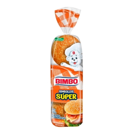 Imagen de Pan Para Hamburguesa Bimbo Bimbollos Súper 480 GRS