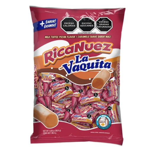 Imagen de Caramelo Suave Vaquita Natilla Rica Nuez 365.4 GRS
