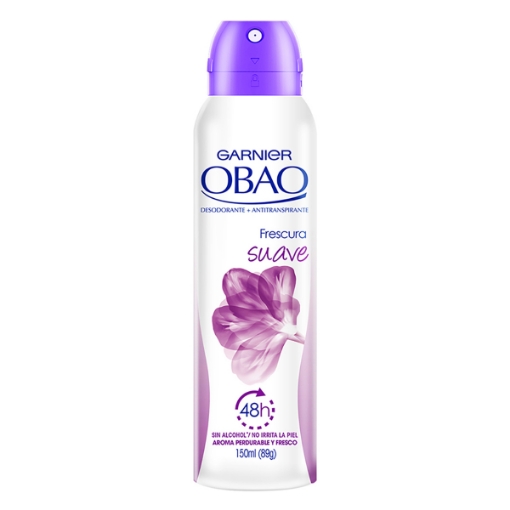 Imagen de Desodorante Obao Aerosol Frescura Suave Mujer  150 MLL