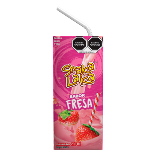 Imagen de Leche Shaka Laka Fresa 200 MLL