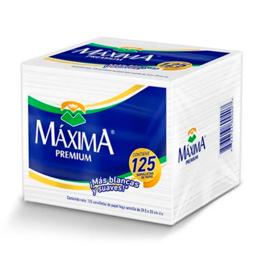 Imagen de SERVILLETA MAXIMA RECTANGULAR  125 PZS