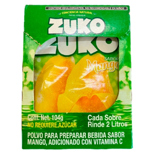 Imagen de Bebida En Polvo Zuko Mango 13 GRS