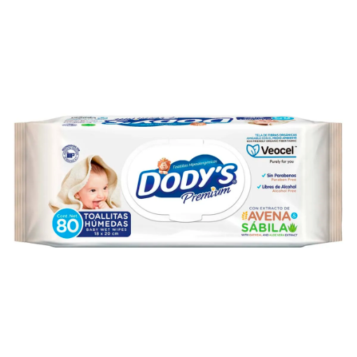 Imagen de Toallitas Humedas Dody´S Premium 80 PZS