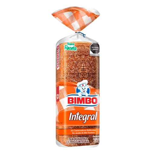 Imagen de Pan Bimbo Integral 620 GRS