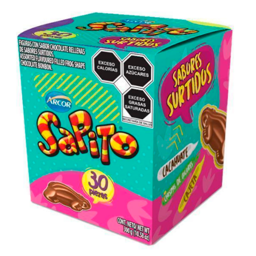 Imagen de DUL CHOCO SAPITO MIX 30 PZS