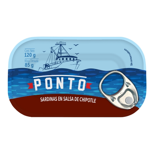 Imagen de Sardina Ponto Salsa Chipotle 120 GRS