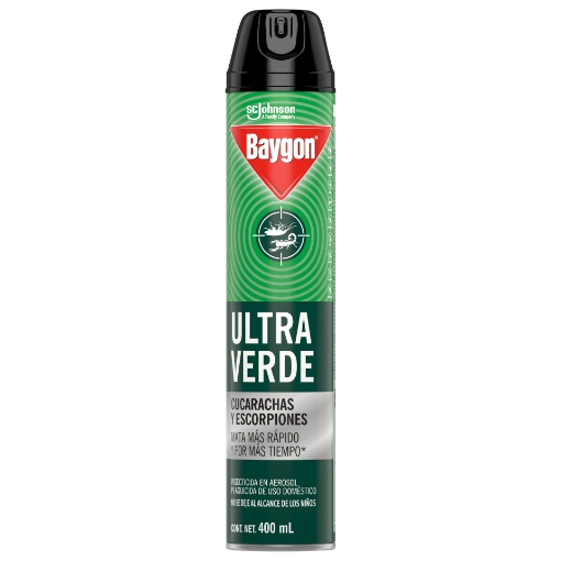 Imagen de Insecticida  Baygon Ultra Verde Aerosol  400 MLL