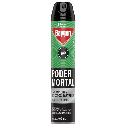 Imagen de Insecticida Baygon Poder Mortal Aerosol 400 MLL